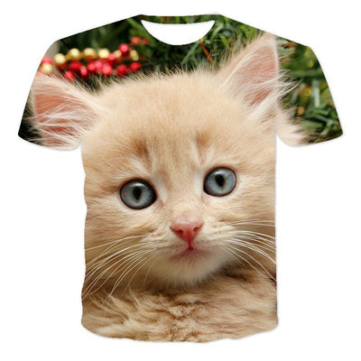 Camiseta Oversized Kawaii Gato para Hombre y Mujer - Verano Cómodo - Image 7