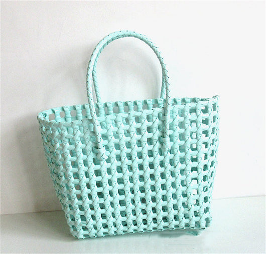 Bolsa Tejida Abierta de Fibra Natural - Cartera Basket Elegante - Image 6