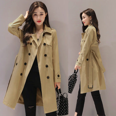 Blazer Doble Botonadura Ajustado Midi para Mujer - Image 5