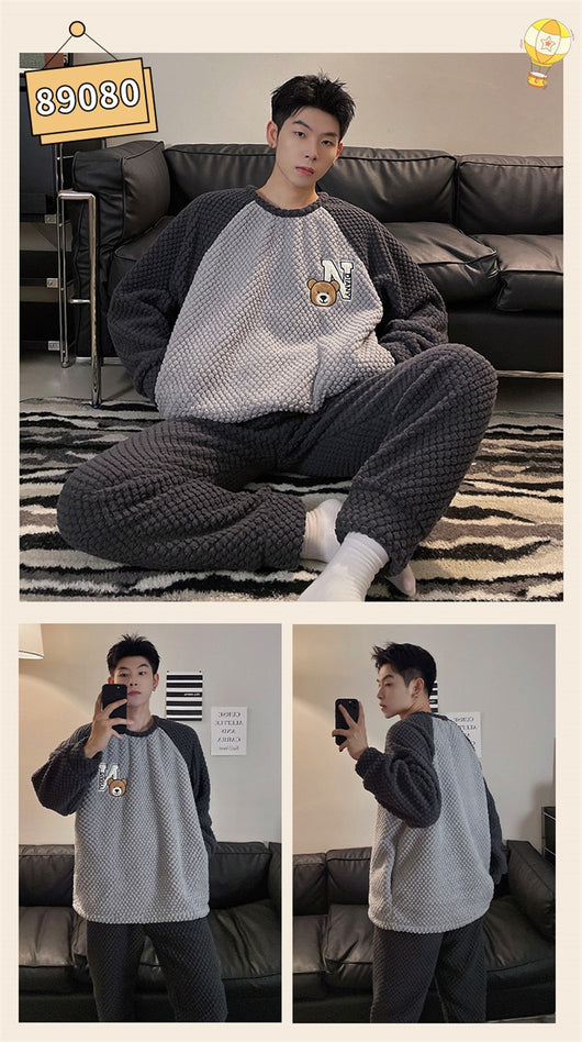 Pijama Térmico de Franela para Hombre - Conjunto Invierno Cálido y Confortable - Image 25