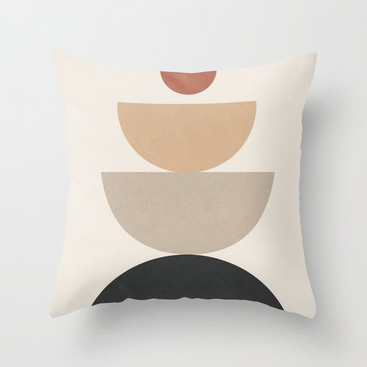 Funda de Almohada Abstracta Geométrica Piel de Melocotón - Image 12