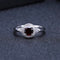Anillo de Plata 925 con Granate Incrustado