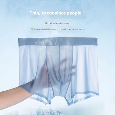 Calzoncillos Hombre Seda Hielo Sin Costuras Antienganche