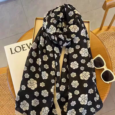 Foulard de Algodón y Lino Ligero - Pareo Sedoso Protección Solar para Playa y Viajes - Image 38