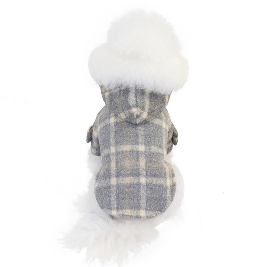 Abrigo Cuadriculado de Lana para Perros - Diseño Elegante para Otoño e Invierno - Image 10