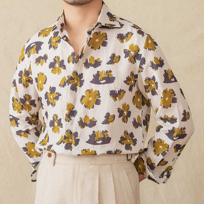Camisa Ligera de Manga Larga con Drapeado Transpirable para Primavera y Verano - Image 2