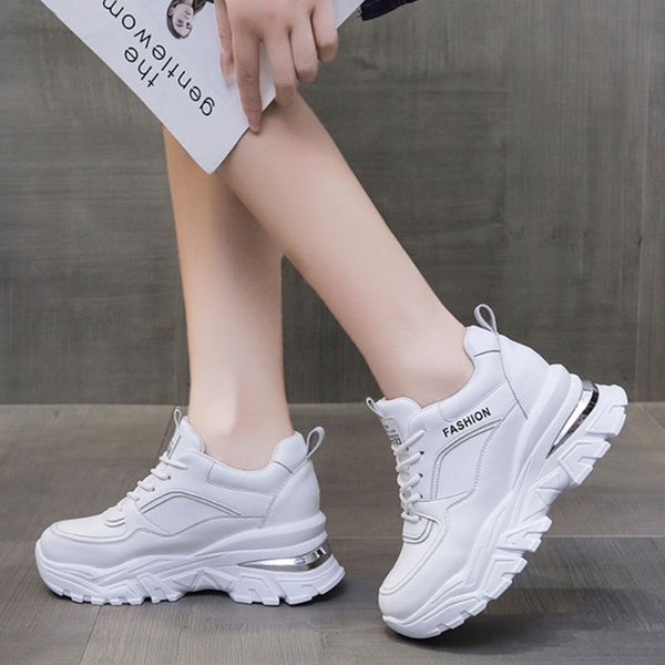 Zapatillas Deportivas Mujer Invierno con Forro Polar y Aumento de Altura - Image 3