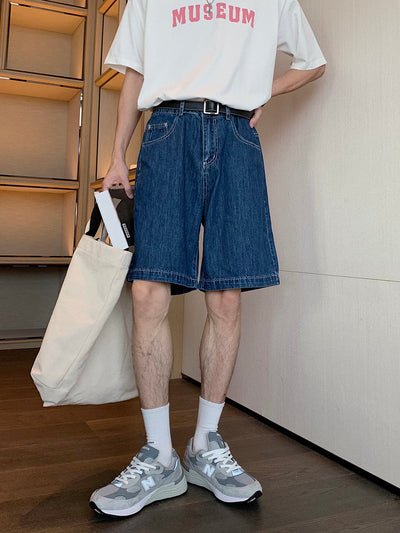 Shorts de Mezclilla Delgada para Hombre - Diseño Moderno y Fresco - Image 10