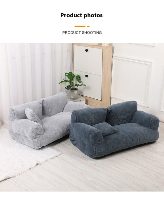 Nido Cálido Universal para Mascotas - Sofá Cama de Peluche para Conejos - Image 11