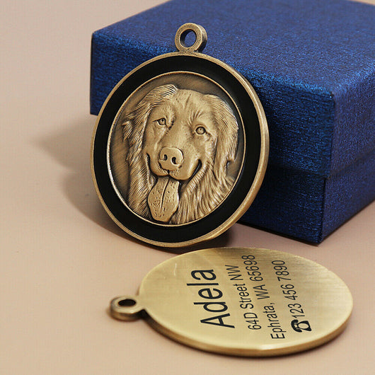 Placa de Identificación Antipérdida para Mascotas - Grabado Personalizado - Image 3