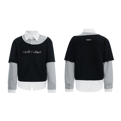 Sudadera Hoodie Oversize con Bloques de Color - Manga Larga Suelta - Image 8