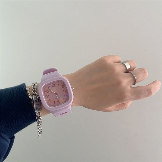 Reloj Digital Cuadrado para Parejas - Diseño Minimalista y Moderno - Image 12