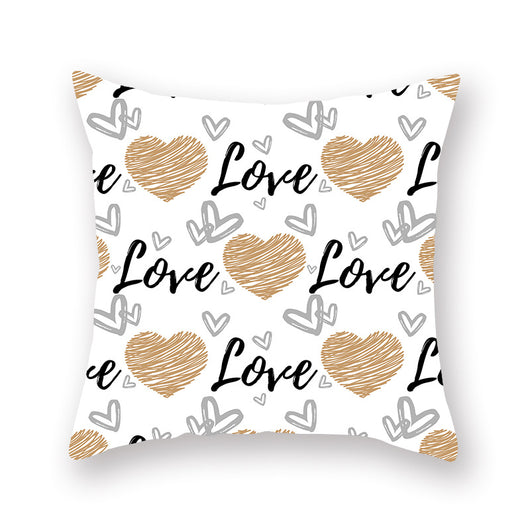Funda de Almohada Terciopelo Melocotón San Valentín - Image 18