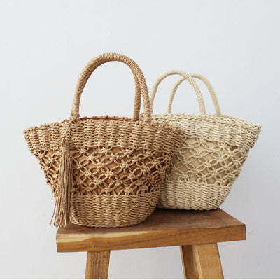 Bolso Tejido de Paja para Mujer - Diseño Inspirado en Tendencias - Image 7