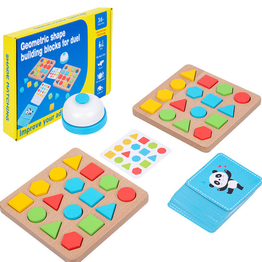 Juego de Batalla con Bloques de Formas Geométricas - Image 12