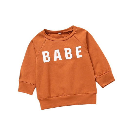 Suéter Infantil Unisex con Letras - Buzo de Algodón Cómodo