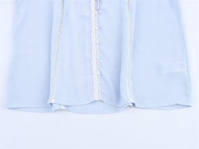 Blusa Elegante con Encaje y Mangas Linterna - Image 13