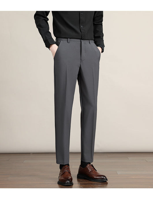 Pantalón de Vestir Hombre Coreano Corte Drop-crotch Tendencia - Image 15