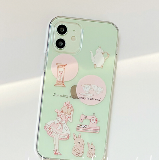 Funda de Teléfono Transparente para la Chica Literaria - Image 12