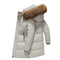 With Fur Collar Blanco
