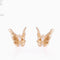 Vintage Tassel Multi-layer Dorado Butterfly Earrings One pair of butterfly stud Adjustable