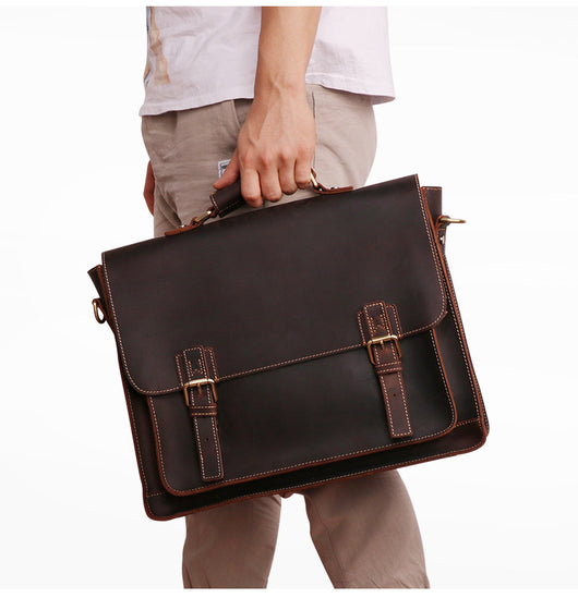 Maletín Ejecutivo de Cuero Genuino para Hombre - Image 14