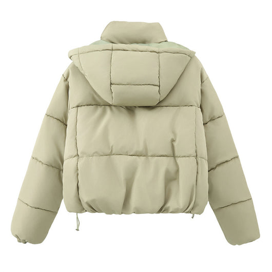 Chaqueta de Algodón Suelta Casual Color Puro - Image 3