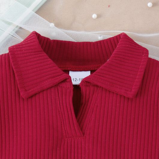 Conjunto Elegante de Otoño e Invierno para Niñas con Falda Plisada de Manga Larga - Image 27