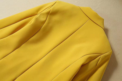 Traje Ejecutivo Amarillo Dos Piezas para Mujer - Image 12