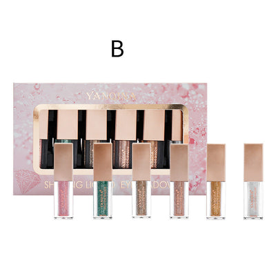 Paleta de Sombras Nacaradas con Diamantes Brillantes - Image 4