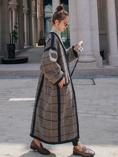 Abrigo Tweed Casual de Largo Medio - Image 10
