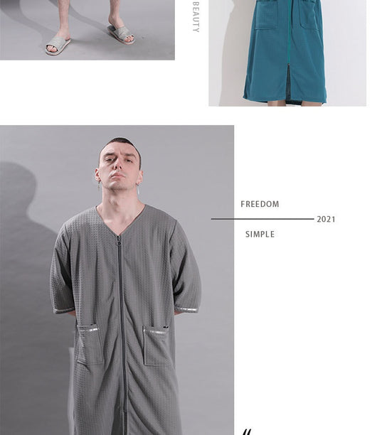 Bata Suelta Talla Grande Estilo Japonés y Coreano para Dormir - Image 31