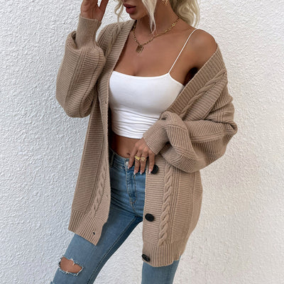 Chaqueta Suéter con Botones para Mujer - Image 14