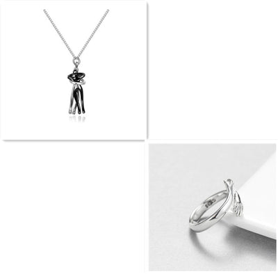 Collar Abrazo de Amor - Joyería Unisex para Parejas - Image 19