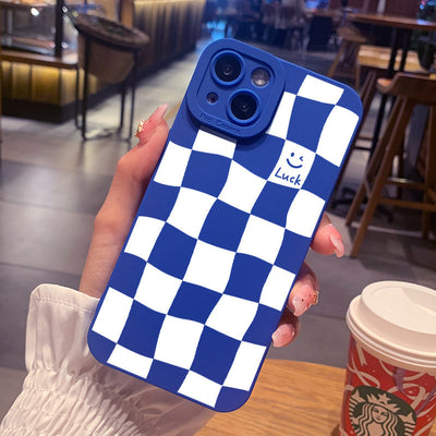 Funda Protectora Estilo Angel Eye con Diseño Cuadriculado
