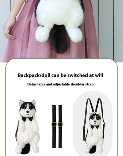 Peluche Simulado de Husky - Juguete de Bolsa Interactivo - Image 26