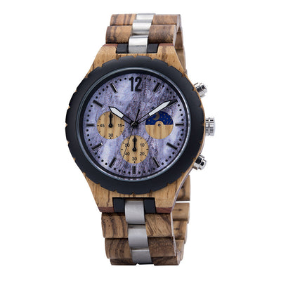 Reloj de Cuarzo Leisure Business con Madera Natural - Image 14