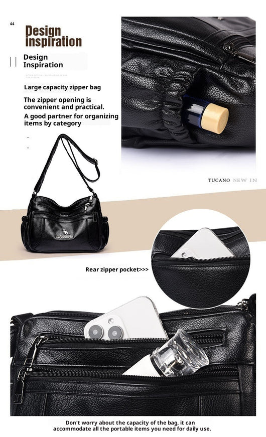 Bolso Bandolera de Gran Capacidad con Múltiples Compartimentos - Image 22