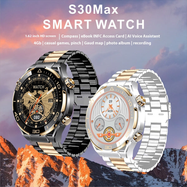 Reloj Inteligente S30Max Deportivo Resistente al Agua con Pantalla Táctil