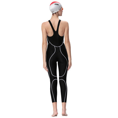 Traje de Baño Profesional de Una Pieza en Seda - Secado Rápido para Entrenamiento y Competencia - Image 12
