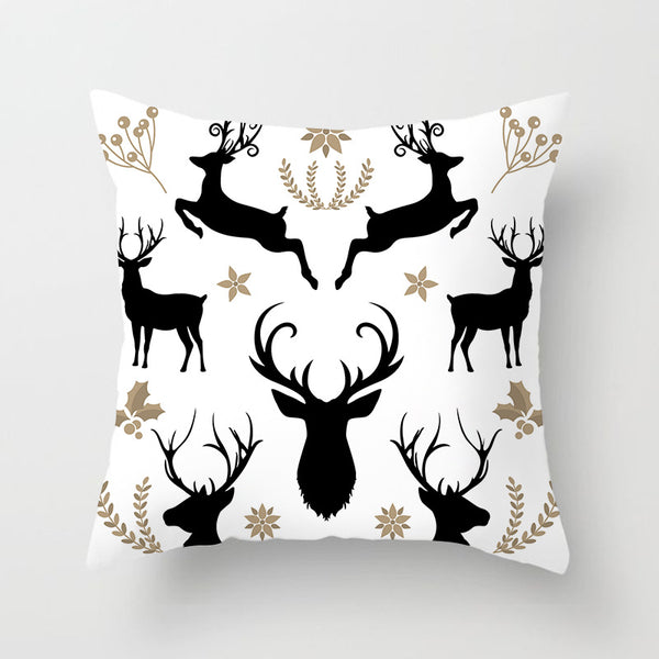 Funda de Cojín de Santa Claus para Decoración Suave del Hogar - Image 2