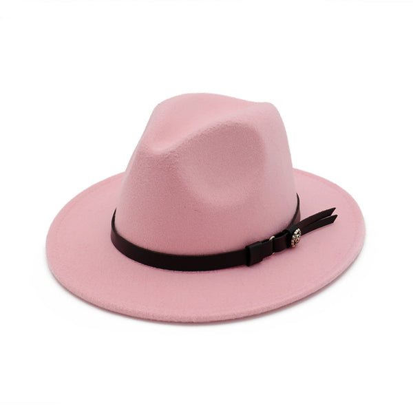 Sombrero Jazz de Ala Recta en Fieltro