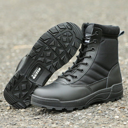 Botas Tácticas Militares Altas en Negro - Calzado Profesional Resistente - Image 9