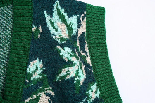 Chaleco Tejido Jacquard Minimalista Casual - Image 10