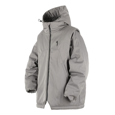 Chaleco Acolchado de Algodón con Mangas Desmontables para Hombre - Image 5