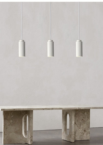 Lámpara Colgante Minimalista Tubo Ciruela - Diseño Moderno para Comedor y Sala - Image 12