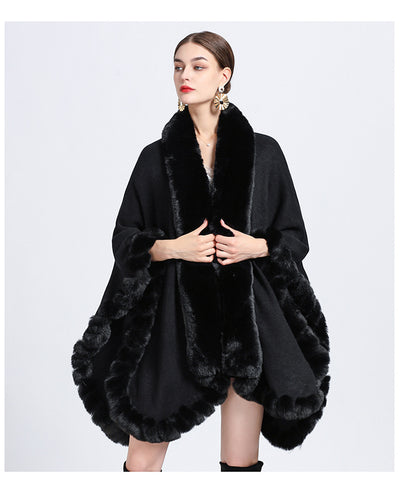 Cardigan Oversized con Cuello de Conejo - Abrigo Tejido Irregular Holgado - Image 28
