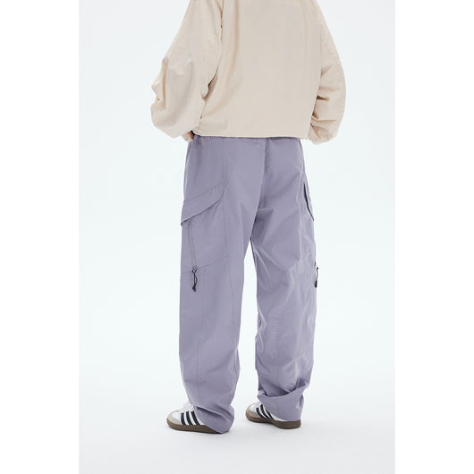Pantalones Cargo Cómodos de Fibra Química para Hombre - Image 4