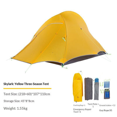 Tienda de Campaña Ligera Impermeable para Trekking y Cicloturismo - Image 18