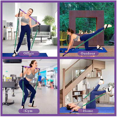 Barra de Pilates Ajustable con Resistencia - Image 9